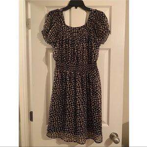 Cheetah print dress